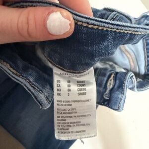 American Eagle Outfitters Women's Dark Blue Jeans